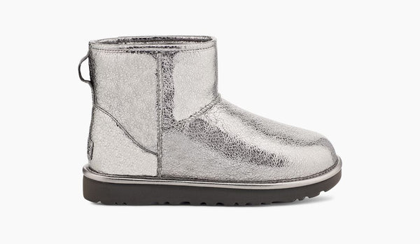 最終値下げ！UGG ポップスケッチ 22cm 限定 UGG CLASSIC MINI PLATFORM POP SKETCH WHITE SHEARLING BOOTS