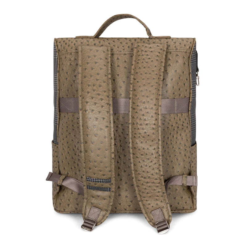 Tote & Carry Plaid Backpack